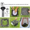 Opliy Camping Stool 2 Pack,13.5 Inch Portable Folding Stool for