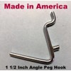 Trion Brand (20 Pack) Angle 1 1/2" Metal Peg Garage