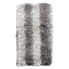 Fennco Styles Elegant Faux Fur Soft Ombre Throw Blanket, 50"
