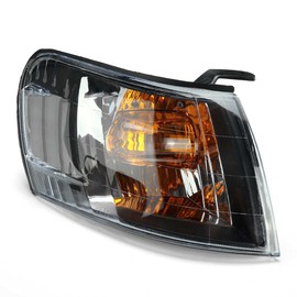 Aswalling 2PCS Car Front Corner Lamp Lights Lens Black for AE100 E100 AE101 1993-1997 Signal Lamp No Wire Harness