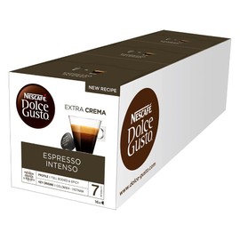 NESCAFÉ DOLCE GUSTO Espresso Intenso Kaffeekapseln 3er Pack (3 x 16 Portionen)