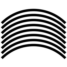 Solid Color Rim Protector Decals Senge Graphics