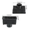 ACROPIX 10.5x4.7cm Black AC Air Conditioner Vent Outlet Universal RV