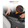 Hoolcar Armrest Pad Cover Center Console Lid Cover Compatible with