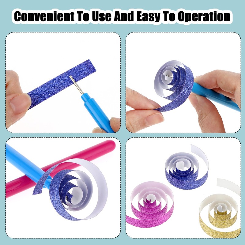 4 Pcs Quilling Tool, Rolling Curling Slotted Paper Quilling Tool