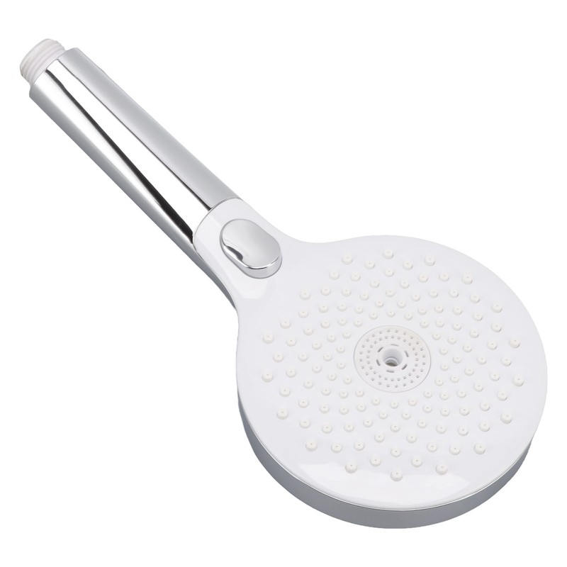 Home Bathroom Shower Head 3 Function Button Water Saving Silicone