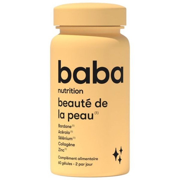 Baba Nutrition Beauté de La Peau 60 Gélules