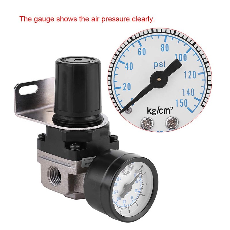 Pneumatic Air Pressure Regulator, Adjustable Air Pressure Compressor Control Valve