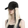 Anne ash Anush Cotton Flower Corsage BLACK