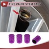 HEROFFIX 4 Pcs Decorative Tire Valve Stem Caps 17mm Tyre