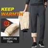 Flygo Men's Winter Warm Active Fleece Joggers Pants Athletic Sherpa
