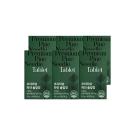 [Fit] Premium Fine Pine Needle Extract 60 Tablets x 6 Boxes / 핏] 프리미엄 파인 솔잎정 60정 X 6박스
