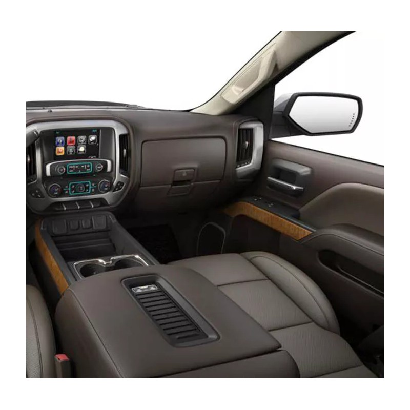 Kar Designers Leather Cocoa Center Armrest Cover Fits 14-18 Chevy