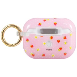 Sonix Case for AirPods Pro 2 & Pro 1 (1st/2nd Gen) - Hard Shell Cover with Keychain, Wireless Charging | Strawberry Shortcake Vintage