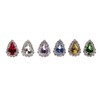 30pcs Sew On Rhinestones 6 Colors DIY Handcraft Glass Rhinestone