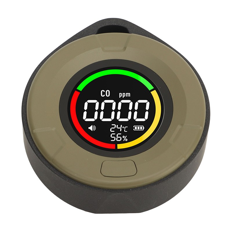 CO Detector Alarm Humidity Temperature Detection Backlit Display Air Detector