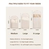 Space Saving Hanging Garment Bag with Self Compression Zipper with