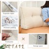 Wenqik Wedge Pillow Triangular Dorm Headboard Bed Rest Reading Backrest
