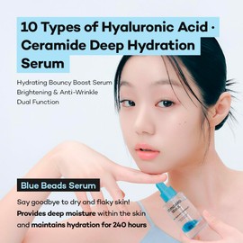 Standard Seoul Korean Ceramide Ultra Hydrating Face Serum with 10% Ceramide Active Ball, hyaluronic acid, korean essence, Hydrating Serum, K-beauty serum (Hydrating)