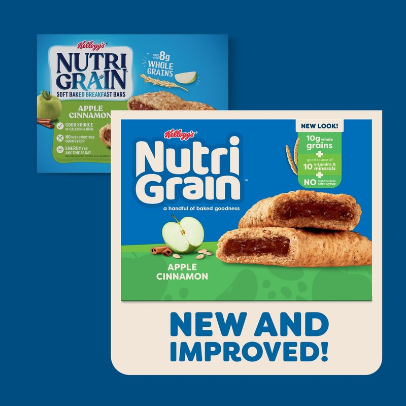 Nutri-Grain Breakfast Bars, Made with 10g Whole Grains, Snack Bars,