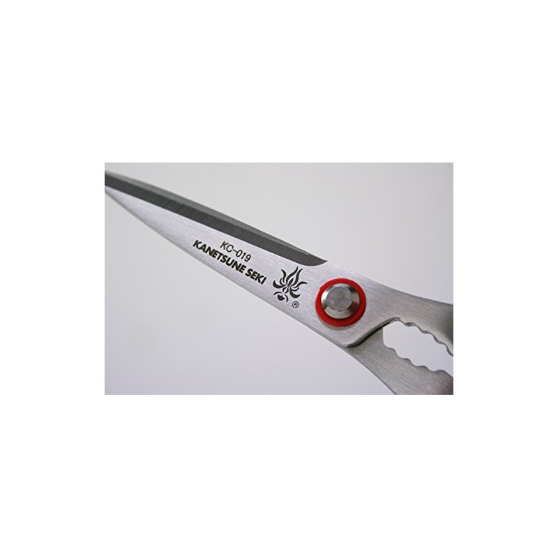 北正 KANETUNE キッチンハサミ 赤 KC-019