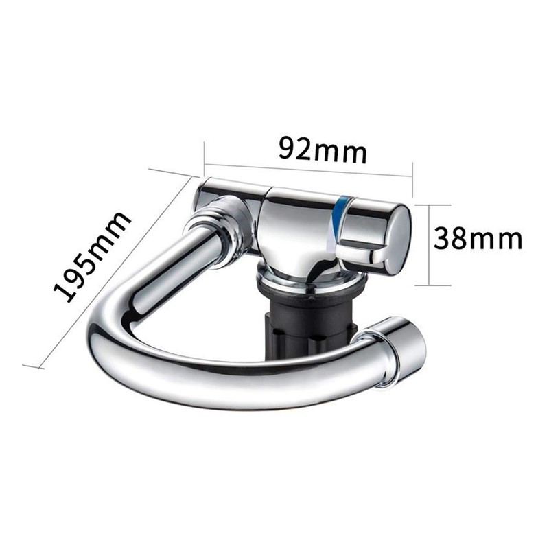 Pojedehy Foldable Kitchen Faucet 360 Dgree Rotation Sink Water Tap