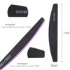 Kafeiya Professional Nail Files,5 PCS Nail File Double Sided Emery