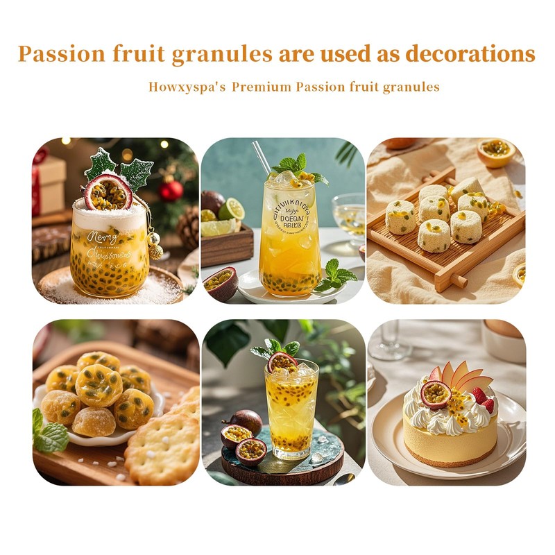 Freeze-Dried Passion Fruit Chunks 3.6 oz ，Sugar Free，No Additives,Fruit slice