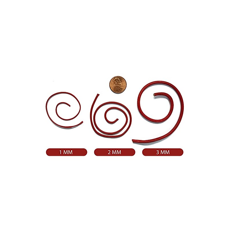 Natural Genuine Leather Round Cord - 2mm X 25m