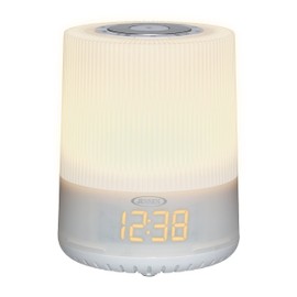 JENSEN JCR-360 JCR-360 Mood Lamp FM Digital Dual-Alarm Clock Radio with Nature Sounds