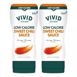 VIVID KITCHEN Low-Calorie Sweet Chili Sauce | No Preservatives | 2 Pack