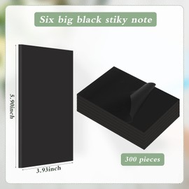 Gueevin 6 Packs Large Sticky Notes 4 x 6 Inch Blank Nurse Sticky Notes Self Adhesive Notepad Self Stick Note Pads for Nurse Teacher Office Hospital Supplies