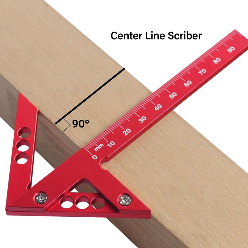 Center Finder, Center Gauge, 45° Scoya, Stop Ruler, Right Angle