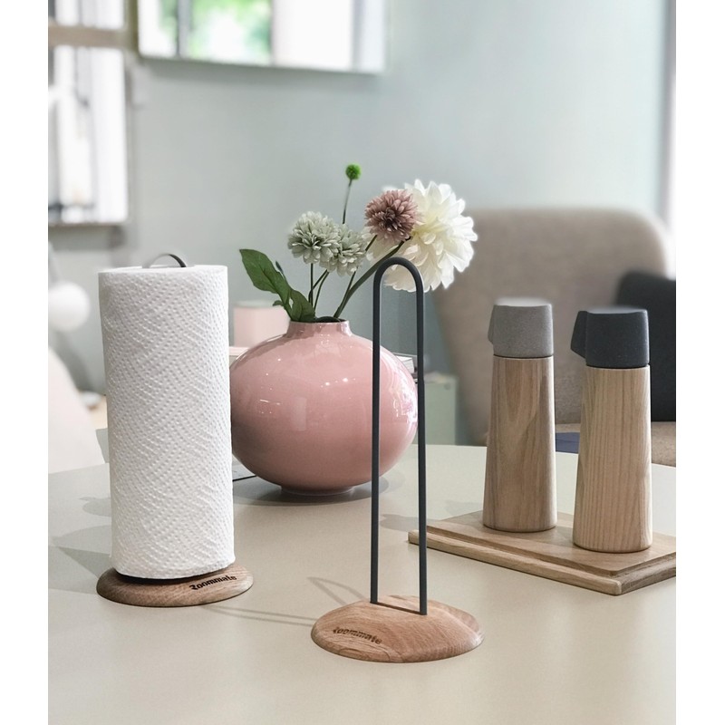 Roommate Wooden Base, Kitchen Paper Holder, Wooden Paper Stand, Kitchen