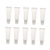 FOMIYES 3sets Plastic Tube Cap Leakproof Lip Gloss Container Sun