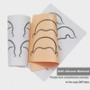 5pieces Single Side Pre-drawn Scalp Micropigmentation Practice Skin SMP Hair