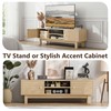 YOSHOOT Mid Century TV Stand for 55 inch TVs, Modern