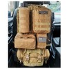 Molle Seat Back Organizer with 5 Pouches, Tactical Seat Covers,