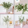 CURTEK 4 Pcs Artificial Olive Branches for Vases 19 Inch