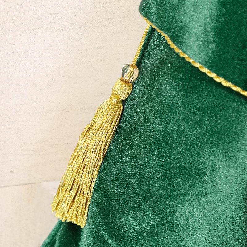 Dibor Christmas Stocking Green Velvet - Opulent Festive Xmas Gift