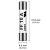 FF10A 600V Multimeter Fuse Very Fast Acting 10A Fuse Brass,