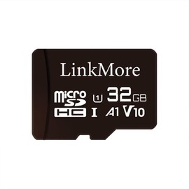 LinkMore 32GB MicroSDHC Card with U1/A1 / V10 / SD Adapter (Read Up to 90MB/s)