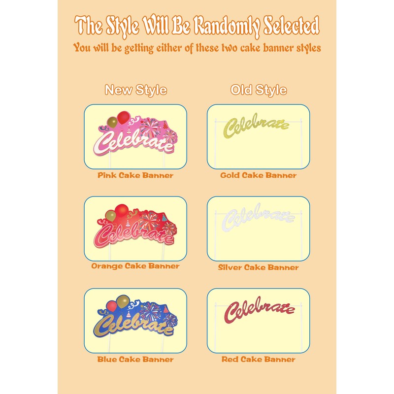 GoldenBakeryFamily 12 Inch Cake Drums with Banner Cake Topper-Cake Board