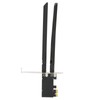 Wireless Internet Card 2.4Ghz 5Ghz 300Mbps High Transmission Rate Black