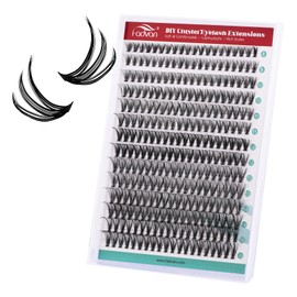 FADVAN 280pcs Individual Lash Extensions, 30D Lash Clusters Volume Mix Pack, 8-16mm Mix Lengths D Curl 0.07mm Thickness Professional Individual Eyelash Clusters