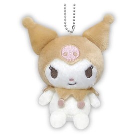 K Company KUK-BM-BE Chromi Dull Color Ball Chain Mascot, Beige, H 4.2 x W 3.3 x D 2.8 inches (10.7 x 8.4 x 7.1 cm)