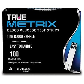 TRUE METRIX Test Strips 100 Pieces, Colourless