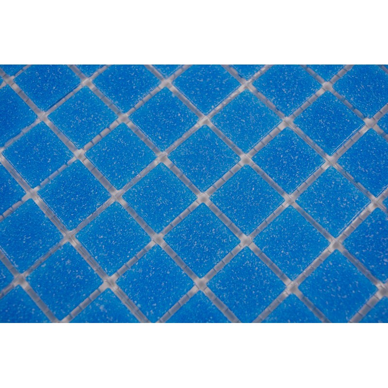 MOS200-A15-N Glass Mosaic Tile Dark Blue Spotlights Shower Bathroom Wall