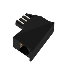 BIGtec TAE RJ11 Adapter TAE-F Male to RJ11 Female 6P4C Cable Adapter Modular Adapter Telephone Cable Telephone Socket Router