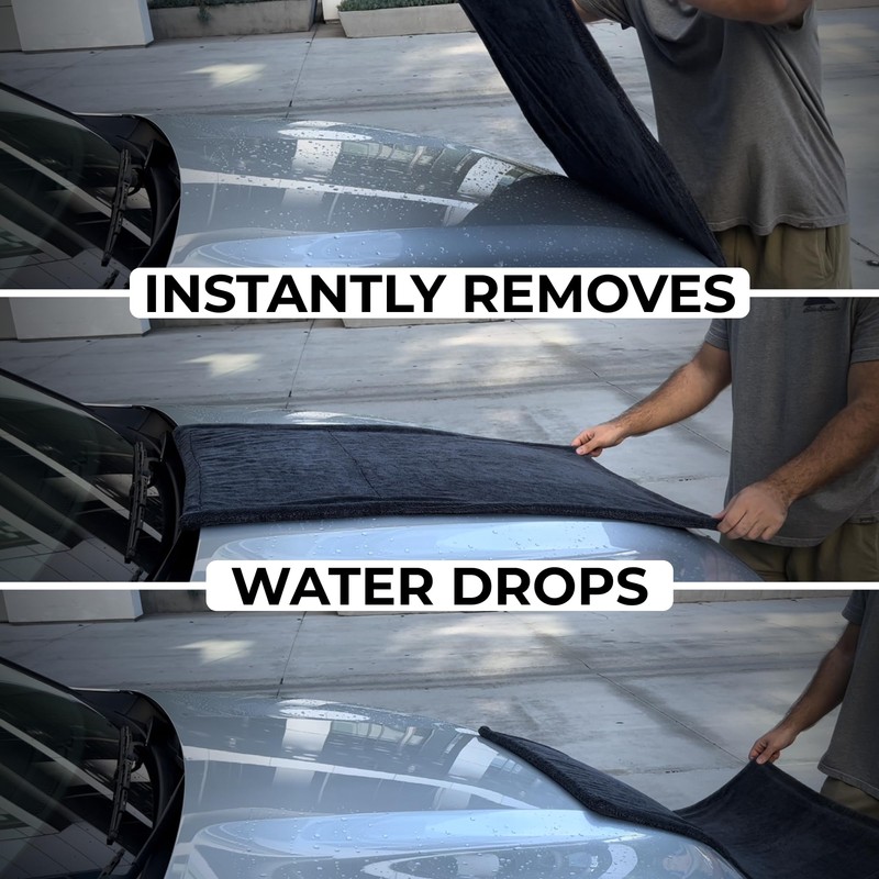WEST BROS Microfiber Car Drying Towel 1300 GSM Double Twisted